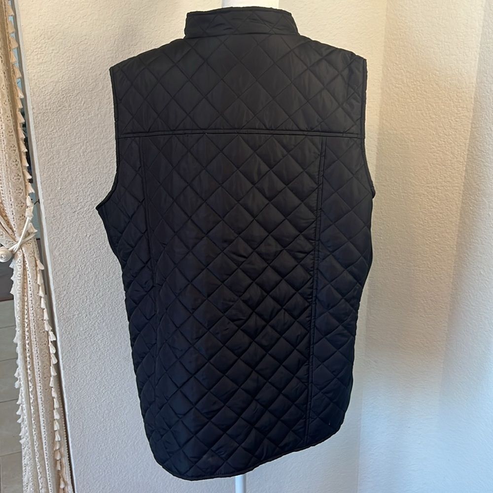 Kim Rogers Black Quilted Vest - Picture 2 of 10